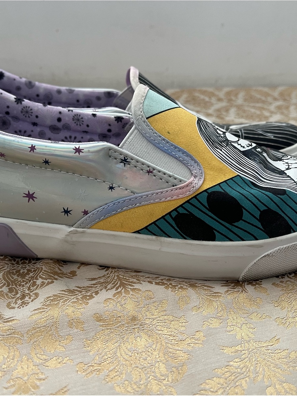 The Nightmare Before Christmas Slip-On Sneakers Sz 9.5 - Picture 3 of 9
